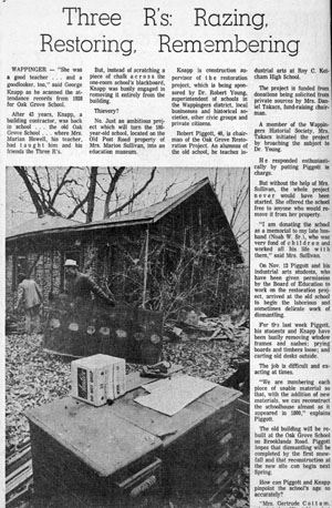 Three Rs News Clipping