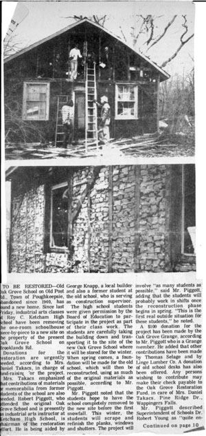 Restoration News Clipping